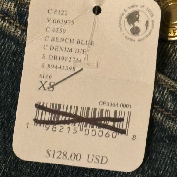 *NWT* FREE PEOPLE WAY BACK DENIM OVERALLS - Picture 7 of 14